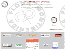 Tablet Screenshot of floramontiberica.org